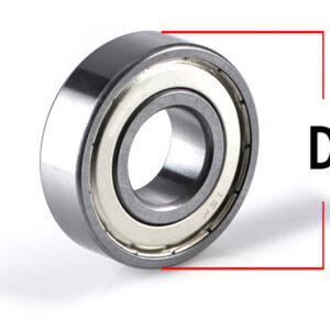 SKF 6200 2Z-C3 - High Precision Deep-Groove Ball Bearing